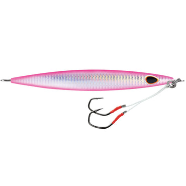 Williamson Kensaki 220 Jig - 6.75" - 7.75oz - Silver Pink Zebra [KSJ220SPZ]