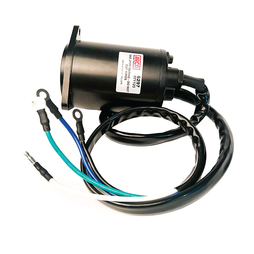 ARCO Marine Original Equipment Quality Replacement Yamaha Tilt Trim Motor - 1990-2003 250HP/1994-2003 225HP Units [6297]