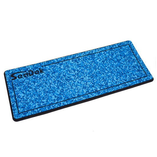 SeaDek 16 x 39" 20mm Dual Density Large Helm Pad w/SeaDek Logo - Brushed Texture - Aqua Camo/Black (406.4mm x 990.6mm x 20mm) [37926-81119]