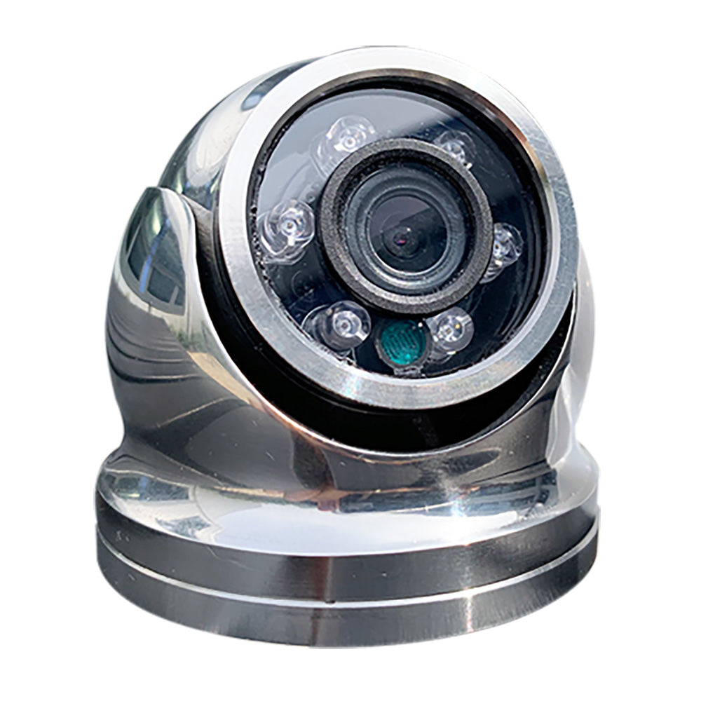 Iris Hi-Resolution Analog Mini Dome Camera - 316 Stainless Steel - CVBS - TVI - 3.6 [IRIS-S060-36]