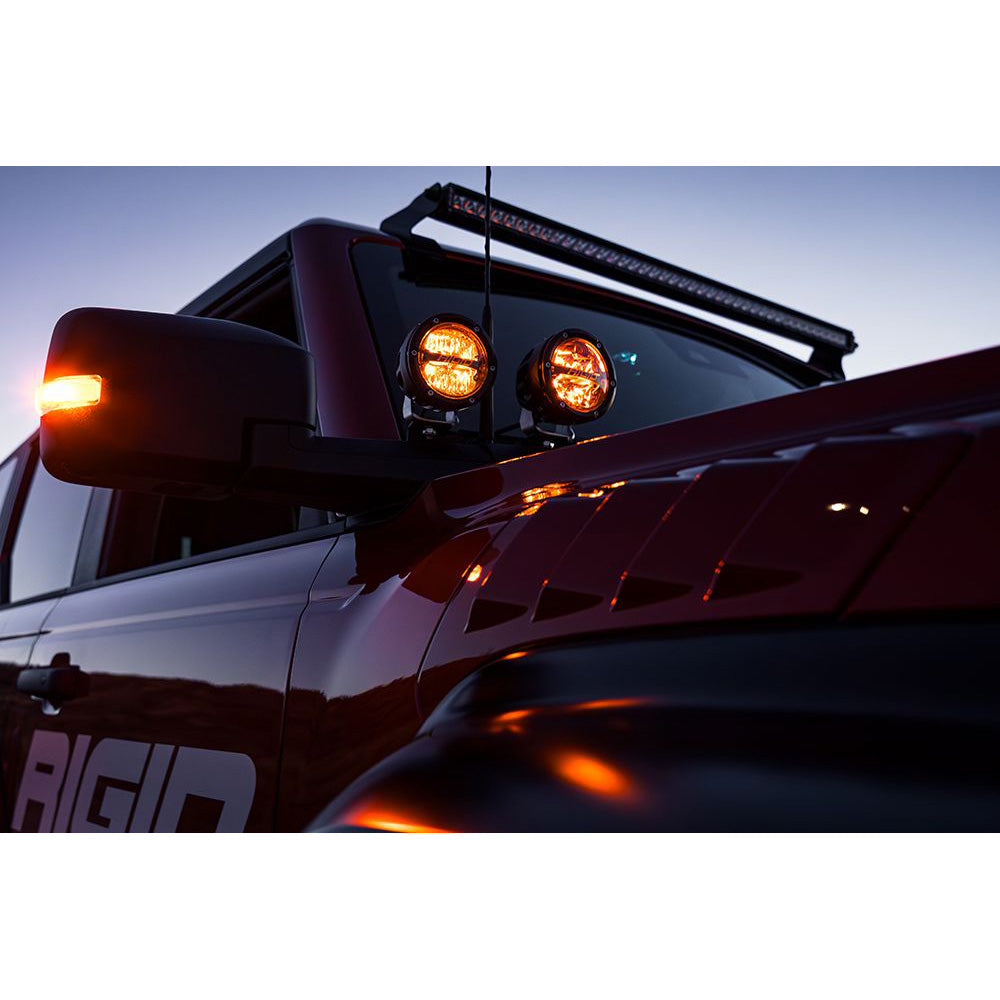 RIGID Industries 360-Series RGBW 4" Offroad Spot Beam w/RGBW Backlight Pods - Set of 2 [36402]