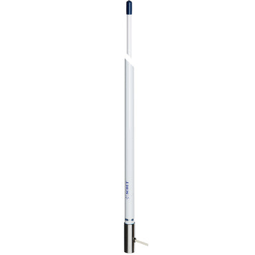 Scout 8' White VHF Antenna 6dB Stainless Steel Ferrule w/5M RG-58 Coax Includes PL-259 KS-42 [PF AN NVHF00007T]
