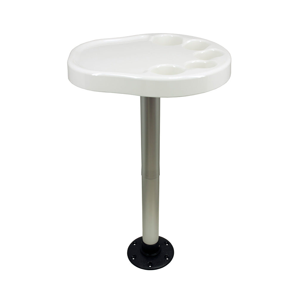 Springfield Party Platter Thread-Lock Surface Mount Table Package - White [1690901]
