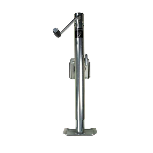 Powerwinch Utility Series Jack - 2500lb, Weld-On, Flat Plate, Zinc [21500-J-2500-WF-Z-R]
