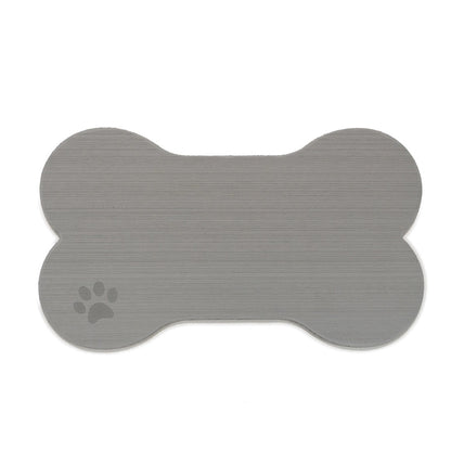 SeaDek Dog Bowl Mat - Storm Grey/Black - Large - 16.5" x 29.5" [63207-90837]