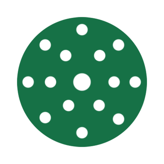 RUPES PROCUT Film Abrasive Discs 150mm (6") - 15 Holes - P80 Grit *Box of 50pcs [9.45FD080]