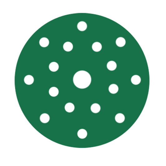 RUPES PROCUT Film Abrasive Discs 125mm (5") - 17 Holes - P180 Grit *Box of 50pcs [9.45FC180]