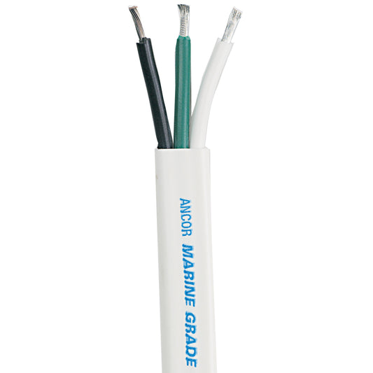 Ancor White Triplex Cable - 10/3 AWG - White/Black/Green *Sold by the Foot [1311-FT]