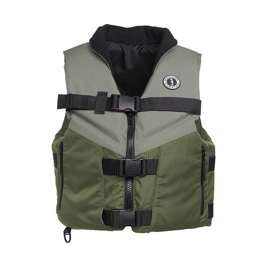 Mustang Accel Foam Vest - Green/Grey - Medium [MV4627-833-M]