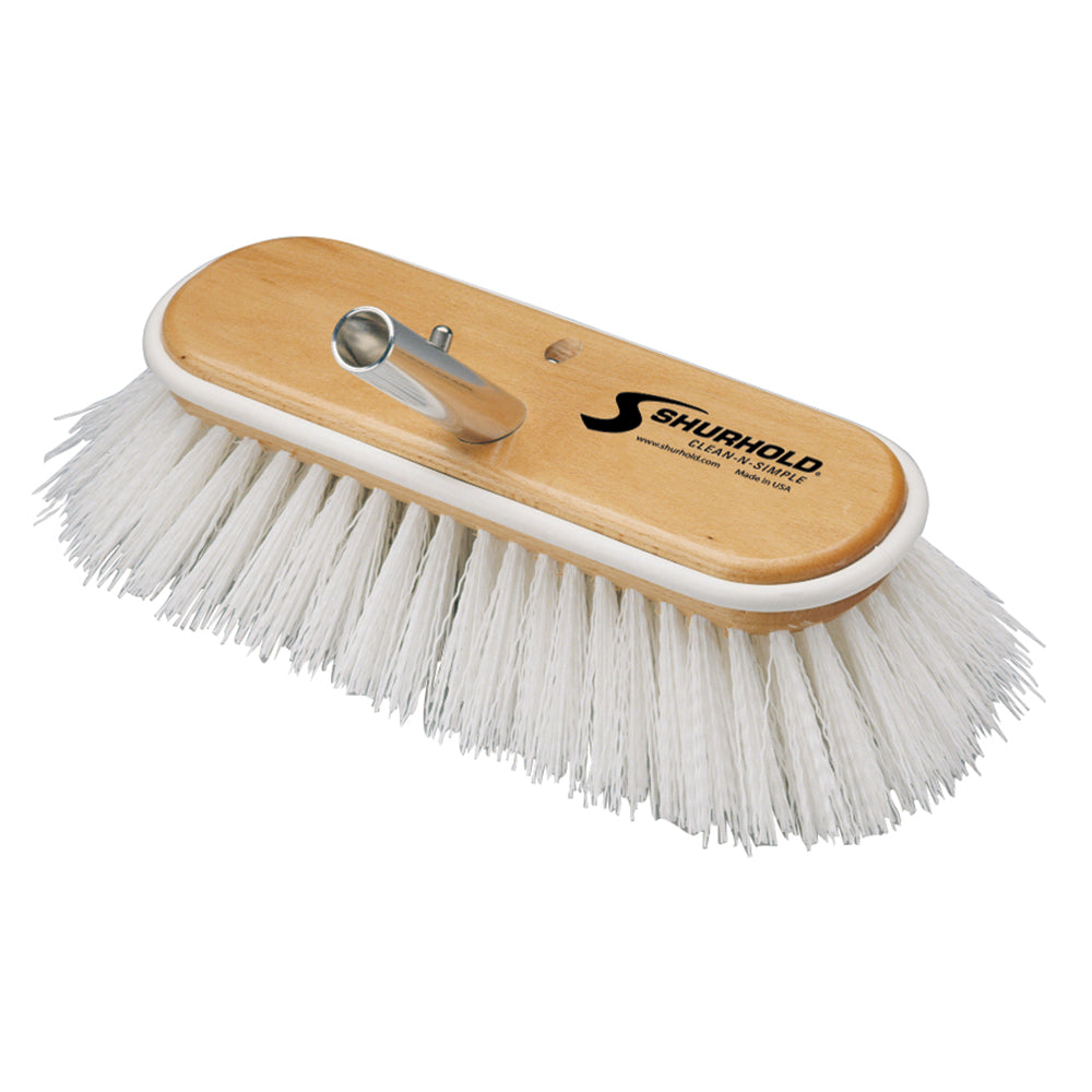 Shurhold 10" Polypropylene Stiff Bristle Deck Brush [990]