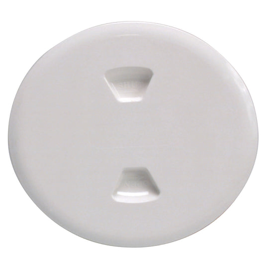 Beckson 5" Twist-Out Deck Plate - White [DP50-W]