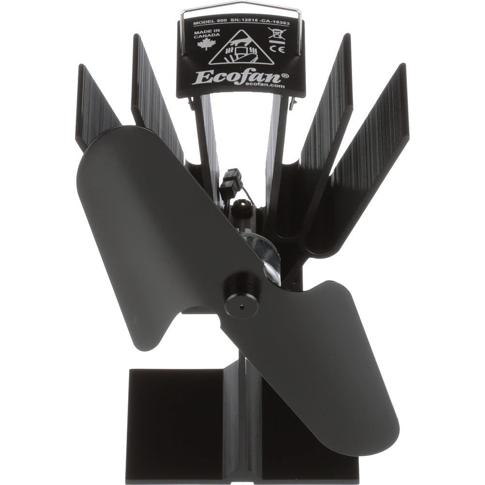 Ecofan Original Heat Powered Stove Fan - Black Blade [800CAXBX]