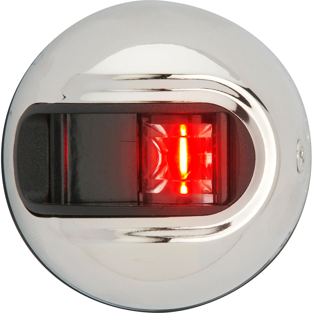 Attwood LightArmor Vertical Surface Mount Navigation Light - Port (red) - Stainless Steel - 2NM [NV3012SSR-7]