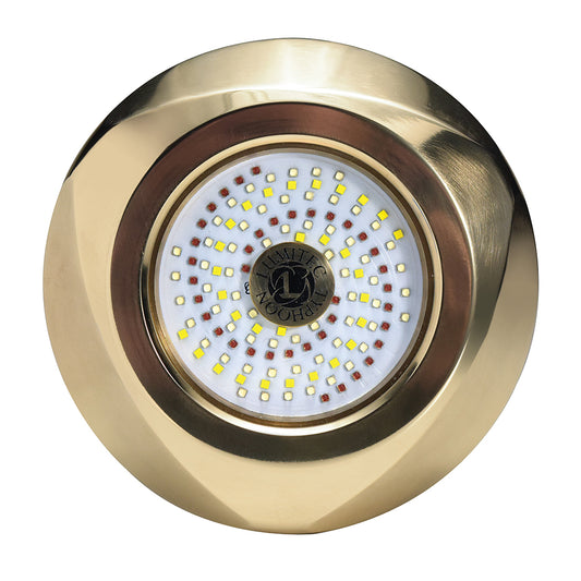 Lumitec SeaBlaze Typhoon Underwater Bronze Thru-Hull LED Light - RGBW Spectrum [101449]