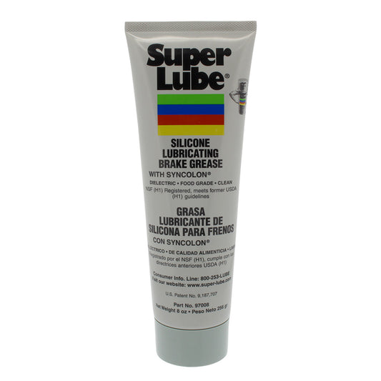 Super Lube Silicone Lubricating Brake Grease w/Syncolon - 8oz Tube [97008]