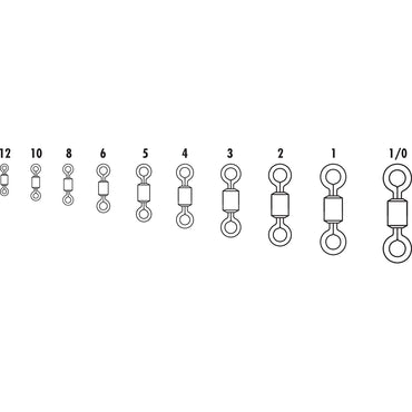 VMC SSRS Stainless Steel Rolling Swivel #2VP - 310lb Test *50-Pack [SSRS#2VP]